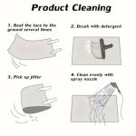 EOHMAK Car Floor Mats Non-Slip Automotive Floor Mats All-Weather Front Rear Car Floor Foot Mat Sets of 4 Pieces Foot Mats Rugs Carpet for Car Trucks SUV Sedans (Red)