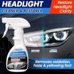CYTITZHN Headlight Restoration Cleaner – Instant Removal of Oxidation, Yellowing & Stains, Restores Cloudy Headlamps to Like New Condition, Portable Spray for All Cars – 200ml/6.8oz