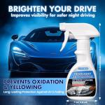 CYTITZHN Headlight Restoration Cleaner – Instant Removal of Oxidation, Yellowing & Stains, Restores Cloudy Headlamps to Like New Condition, Portable Spray for All Cars – 200ml/6.8oz