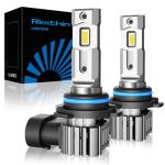 rimthin 9005 Bulbs, Super Bright 6000K Cool White with Cooling Fan, 9005 Fog Bulb, IP67, Pack of 2