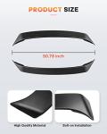 FINDAUTO ABS Rear Trunk Spoiler Wing with 3rd Brake Light Fits for 2003-2013 for Toyota Corolla Trunk Lip Spoiler