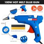 97Pcs Dent Puller Kit,Car Dent Puller,Dent Removal Kit,Paintless Dent Removal Kit,Car Dent Repair Kit,Dent Removal Kit,Paintless Dent Removal Kit With T-Bar, Bridge Puller, Lifter, Dent Puller (Blue)