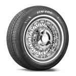 Set of 4 (FOUR) Travelstar UN106 All Season 14mm White Wall Radial Passenger Car Tire - 155/80R13 79T + Road Hazard Warranty Included 155/80/13 (Tire Only)