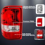 TULALUX Tail Lights Compatible With Ford Ranger 2001-2011 Rear Lamps (Red)
