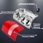 TULALUX Tail Lights Compatible With Ford Ranger 2001-2011 Rear Lamps (Red)