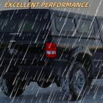 TULALUX Tail Lights Compatible With Ford Ranger 2001-2011 Rear Lamps (Red)