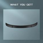 SCITOO Rear Spoiler Wing, Hard ABS Rear Trunk Spoiler Rear Wing Fits for 2011-2020 for Dodge Charger Sedan (Matte Black)