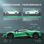 SCITOO Rear Spoiler Wing, Hard ABS Rear Trunk Spoiler Rear Wing Fits for 2011-2020 for Dodge Charger Sedan (Matte Black)