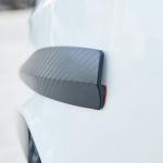 TOMALL 2Pcs Universal Car Corner Protecor Carbon Fiber Strip Stickers for Front Rear Bumper Fender Guard Car Body Anti-Collision Strip Accessories for Cars SUV Truck