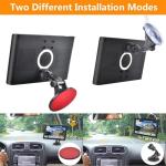 Car GPS Navigation Truck RV, 9 inch Touch Screen Latest 2025 Map, Real Voice Spoken Turn-by-Turn Direction Reminding Navigation System for Cars, Vehicle GPS with Speed and Red Light Warning (Black)