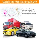 Car GPS Navigation Truck RV, 9 inch Touch Screen Latest 2025 Map, Real Voice Spoken Turn-by-Turn Direction Reminding Navigation System for Cars, Vehicle GPS with Speed and Red Light Warning (Black)