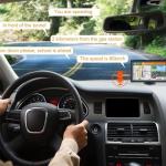 Car GPS Navigation Truck RV, 9 inch Touch Screen Latest 2025 Map, Real Voice Spoken Turn-by-Turn Direction Reminding Navigation System for Cars, Vehicle GPS with Speed and Red Light Warning (Black)