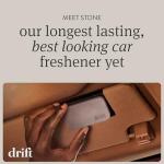 Drift Car Air Freshener - Stone Air Freshener - Car Odor Eliminator - Open Air Scent Starter Kit