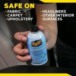Meguiar's G16602 Meguiar's Whole Car Air Refresher, Odor Eliminator Spray Eliminates Strong Vehicle Smells Throughout Your Interior, Summer Scent, 2 Oz Aerosol Canister