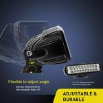 Nilight 2PCS Led Pods 6 Inch 60W Spot Light Bar 3000LM Driving Fog Off Road Lights 12V/24V for Trucks Jeep UTV ATV Marine Boat Golf Cart Trailer