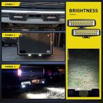 Nilight 2PCS Led Pods 6 Inch 60W Spot Light Bar 3000LM Driving Fog Off Road Lights 12V/24V for Trucks Jeep UTV ATV Marine Boat Golf Cart Trailer
