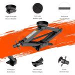 IMAYCC Car Jack 2.5 Ton/5512 lbs Universal Scissor Jack With Rubber Pad, Portable Tire Changing Kit With Lug Wrench, Emergency Kit for Sedan SUV MPV