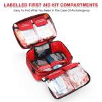 VRIEXSD Premium 450 Piece Large First Aid Kit for Home, Travel, Camping, Car, Hiking & Outdoor Emergencies - Emergency Medical Kits, Home & Businesses Medical Supplies