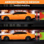 Femibon Universal Rear Spoiler 54 Inch Seagull PRO Style Matte Black Rear Trunk Spoiler Wing Lightweight Compatible with 3-Compartment Sedan with a Flat Trunk（Glossy Black）