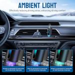 Featwell Car Air Freshener, Three Adjustable Modes Intelligent Car Aroma Diffuser, Rechargeable Car Aroma Diffuser, Black