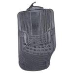 Car Floor Rubber Mats, All Weather, Durable,Universal fit 4-Piece Set for Sedans, Cars, SUVs, Trucks- Black