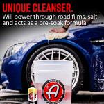 Adam's Polishes Strip Car Wash Soap (16 oz) - Sealant & Wax Remover Shampoo Salt Remover, Presoak, & Acidic Wash | Thick Suds For Use Cleaning Kit, Foam Cannon, Foam Gun, Sponge, Mitt, Chamois