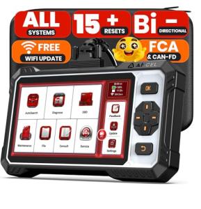 ANCEL OBD2 Scanner FX6100 Bidirectional Scan Tool, All Systems Car Scanner Diagnostic Tool with Active Test, 15+ Reset Services, Oil Light/EPB/BMS/ABS Bleeding/SAS Reset, CAN-FD, AutoVIN, Free Update