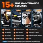 ANCEL OBD2 Scanner FX6100 Bidirectional Scan Tool, All Systems Car Scanner Diagnostic Tool with Active Test, 15+ Reset Services, Oil Light/EPB/BMS/ABS Bleeding/SAS Reset, CAN-FD, AutoVIN, Free Update