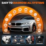 ANCEL OBD2 Scanner FX6100 Bidirectional Scan Tool, All Systems Car Scanner Diagnostic Tool with Active Test, 15+ Reset Services, Oil Light/EPB/BMS/ABS Bleeding/SAS Reset, CAN-FD, AutoVIN, Free Update