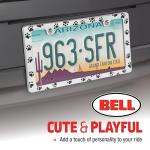 Bell Automotive 22-1-46104-8 Paw Prints License Plate Frame, Corrosion Resistant, Easy to Install