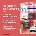 Car Air Freshener Vent Clip Sweet Watermelon Vine Scent, 2 Count, .13 oz Total