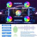 Soft Car Floor Mats With Led Strip Light, Universal Fit Black Automotive Carpet, App Control Interior Car Lights Floor Mats, Anti-Slip Waterproof RGB Car Decor Accessories For SUV, Trucks, Sedan,Jeeps