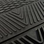 FANMATS 8778 Clemson Tigers 2-Piece Heavy Duty Vinyl Car Mat Set, Front Row Floor Mats, All Weather Protection, Universal Fit, Deep Resevoir Design