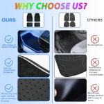 Soft Car Floor Mats With Led Strip Light, Universal Fit Black Automotive Carpet, App Control Interior Car Lights Floor Mats, Anti-Slip Waterproof RGB Car Decor Accessories For SUV, Trucks, Sedan,Jeeps