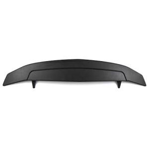 SCITOO Glossy Black Rear Spoiler Wing Body Kit Compatible with Universal Rear Trunk Spoiler Wing with 3rd Brake Light Splitter Chin Exterior Diffuser