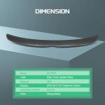 SCITOO ABS Spoiler Wing Fits for 2015-2017 for Toyota Camry 1PC Glossy Black Rear Trunk Spoiler Wing