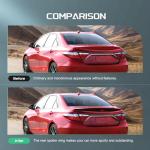 SCITOO ABS Spoiler Wing Fits for 2015-2017 for Toyota Camry 1PC Glossy Black Rear Trunk Spoiler Wing