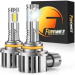 forenner 9005/HB3 Light Bulb, Surper Brighter 6500K Cool White Fog Light Bulbs, Plug-N-Play,1:1 Halogen Fit, Easy Installation, Pack of 2