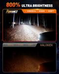 forenner 9005/HB3 Light Bulb, Surper Brighter 6500K Cool White Fog Light Bulbs, Plug-N-Play,1:1 Halogen Fit, Easy Installation, Pack of 2