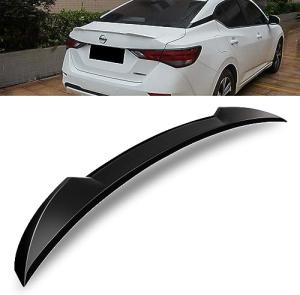 2020-2025 Glossy Black Rear Spoiler Wing Compatible with Nissan Sentra S SV SR Midnight Edition Trunk Lid Duckbill 2021 2022 2023 2024