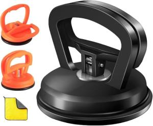 JONURMAFY 3 Pack Car Dent Remover Tool for Car, Car Dent Puller Kit Auto Body Dent Remove, Suction Cup for Car Dent Repair Kit, Car Dent Removal Kit Body Repair Dent Removal Tools (Black+Orange)