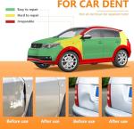 JONURMAFY 3 Pack Car Dent Remover Tool for Car, Car Dent Puller Kit Auto Body Dent Remove, Suction Cup for Car Dent Repair Kit, Car Dent Removal Kit Body Repair Dent Removal Tools (Black+Orange)