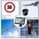 GPS Navigator for Car Truck RV, Latest 2025 Map(Free Lifetime Updates) 7 inch Touch Screen Car GPS, Support Voice Turn Direction Guidance/Speed and Red Light Warning/Custom Truck Routing