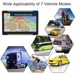 GPS Navigator for Car Truck RV, Latest 2025 Map(Free Lifetime Updates) 7 inch Touch Screen Car GPS, Support Voice Turn Direction Guidance/Speed and Red Light Warning/Custom Truck Routing