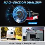 XYLOKTH USB-C Wireless Trailer Lights Kit with Reverse, IP67 Waterproof Magnetic LED Tow Light for Towing, Tail, Brake, Turn Signal for Car, Boat, Camper, RV