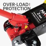 Maxority 2-Ton (4000 lbs) Hydraulic Trolley Garage Service/Floor Jack with Blow Mold Carrying Storage Case for sedans and Pickup Trucks Home and Workshop Vehicle Maintenance