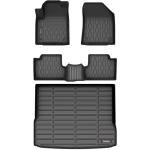 AUTOBULL Floor Mats & Cargo Liner Compatible with 2019-2023 Jeep Cherokee (Not for Grand Cherokee) Cargo Mat, Full Set All Weather Protection 1st, 2nd Row Car Liners & Trunk Mat, Black