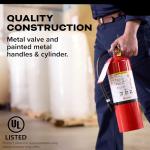 Kidde Commercial-Grade Fire Extinguisher for Office, Schools, Rechargeable 1A10BC