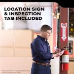 Kidde Commercial-Grade Fire Extinguisher for Office, Schools, Rechargeable 1A10BC