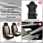 Frienda 14 Pcs Baja Car Seat Covers Full Set Multicolor Stripe Boho Print Steering Wheel Cover Seat Belt Cover Crystal Hanging Ornament Car Holders Fits (Stripe Style)